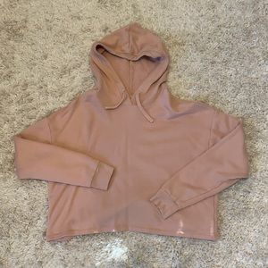 VS SPORT Blush Cropped Hoodie